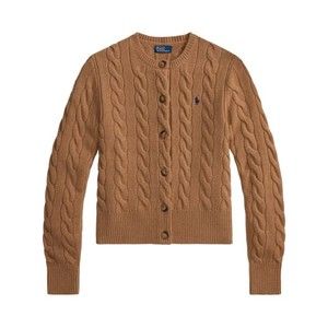 Polo Ralph Lauren Cable Knit Cardigan With Button-Down Front - NWT